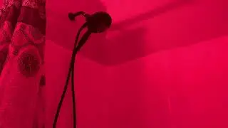 1 Hour Rainbow Color Changing Light and Shower Running - Soothing Sleep Sounds