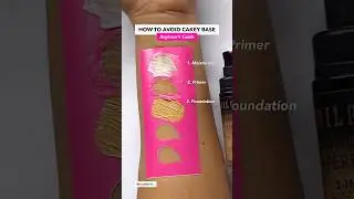How to avoid cakey base | Base makeup application order
