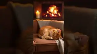 Cat Sleeping With One Eye Open