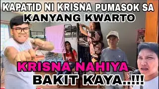 @CrisnaMahusay nahiya ng pumasok sa kanyang kwarto ang kanyang kapatid..!!!
