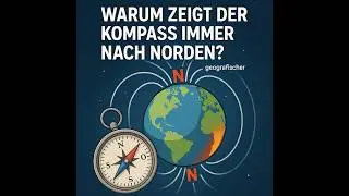 🧭 Warum zeigt der Kompass immer nach Norden? Oder zeigt er doch nicht nach Norden? 🤔#wissen #Lernen