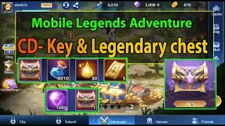 ML Adventure [New] Cd-Key & Legendary chest 1000 Diamond 2021 April - Mobile Legends Adventure