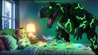 Dinosaur in My Bedroom | Don&rsquo;t Be Scared! Dinosaurs Aren't Real | Baby dino world  Kids Songs