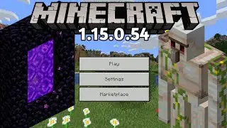 Minecraft PE 1.15.0.54 Beta Update Bug Fix | Changelog |