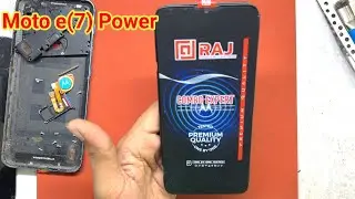 Motorola E7 / E7i Power XT2097 LCD Screen Replacement Step by Step | Full Display Change Guide 