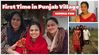 Punjabi Village Vlog | Punjabi Kudi Look, Dhaba Aloo Paratha & Guddu Wali Chai | Ramya Pandian