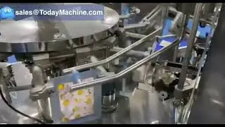 Potato Chips Snacks Vertical Puff Tortilla Chips Packing Nitrogen Pouch Auto Nut Packing Machine