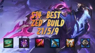 NEW META BEST ZED BUILD FOR S14?!