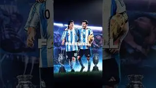 Messi&rsquo;s Emotional Last Match for Argentina Farewell Game 🇦🇷😭 #messi #argentina #shorts