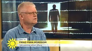 Friad från morddom: ”Jag kämpar för att sanningen ska komma fram” - Nyhetsmorgon (TV4)