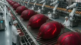 Inside a Modern Beetroot Factory: From Fresh Beets to Vibrant Healthy Chips (Full Process)