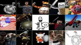 Skeleton Shield Meme All Variants