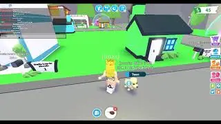 tinks playing fetch with burrito in adopt me