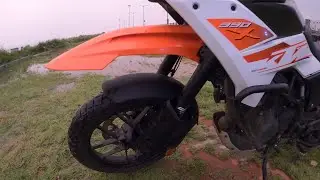 KTM Adventure 390 x 2025 пробега - Низкое переднее крыло | Низкий передний брызговик KTM Adv 390,...