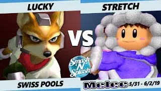 SNS5 SSBM - Dig | Lucky (Fox) Vs. Stretch (Ice Climbers) Smash Melee Tournament Pools