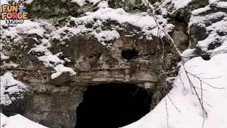 Transforming a Hidden Cave into the Perfect Survival Shelter! | #wildernesssurvival  #bushcraft