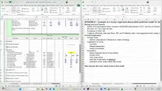 Episode 8 -- Example of a Nicely Organized Discounted Cashflow Model for Decision Making