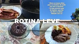 Rotina e Devocional/Fez uma carne na AirFryer / Bolo para o caf&eacute; da tarde