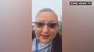 Diana Șoșoacă, alături de fermierii protestatari în fața Parlamentului European,