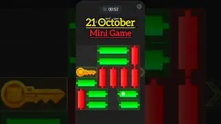 21 October mini game puzzel solve hamster kombat #shorts #viralvideo