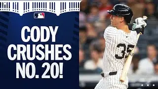 One swing from Cody Bellinger's bat ties the game! (20th home run of the season!)