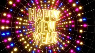 2 Hour Abstract  New Year Party Vibes || Happy New Year 2026 4K Ultra Hd Background Neon loop