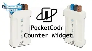 Как использовать виджет счетчика на вашем Contrinex PocketCodr от AutomationDirect