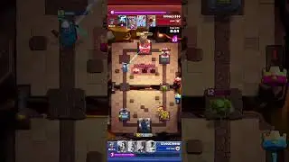 Magic Archer, Baby Dragon, and barrels👑👑👑 insane combo! #clashroyale