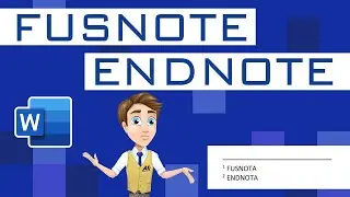 Word 2019 - Fusnote i endnote