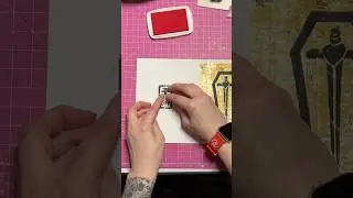 Linocut Signatures #linocut #linoprinting #processvideo #gothicart #darkart
