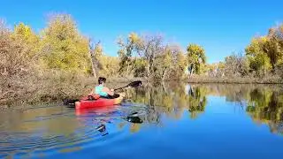 Fall Kayaking Chatfield State Park