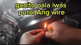 Ganito pala para iwas putol Ang wire 