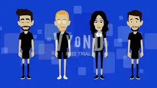 I made 4 Rocket League players Jon Sandman, Pickapixel, Athena, and Rizzo in Vyond Studio.