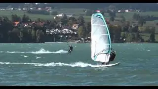 Auch am Forggensee macht Kiten Spa&szlig; 720p