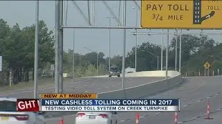 Cashless tolling system coming to Creek Turnpike