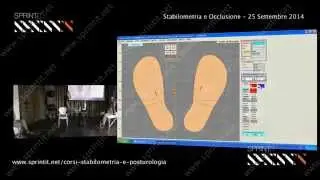 Parametri stabilometrici con pedana Cyber Sabots