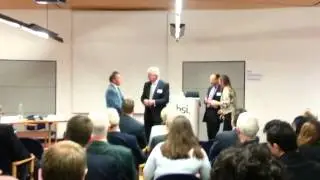 Chairman Receiving British Standards Award 2013