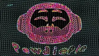 PewDiePie Logo Intro Halftone Neon Outline Overlay Effects