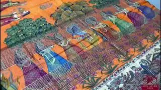 Tussar silk saree. export quality