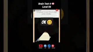 Light some candles🕯️ (Brain Test 4 _ Level 56) #game #braingames #shorts
