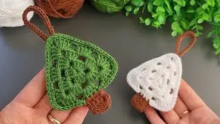 Easy Crochet Christmas Tree Ornament Tutorial | Beginner-Friendly Holiday DIY ll