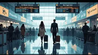 [AI Ficción]  En el aeropuerto, ella dijo: “No camines conmigo, me vas a avergonzar delante de...