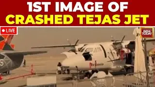 Dubai Tejas Plane Crash LIVE: 1st Images After Tejas Jet Crashed In Dubai Air Show | Tejas Crash