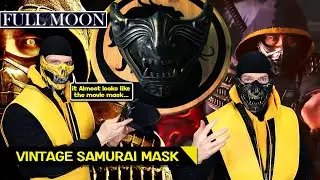 Scorpion Open's A Box! It's a Vintage Samurai Mask by FullMoonUA! | MK11 PARODY!