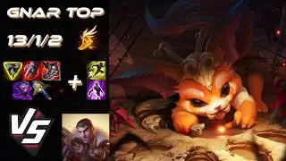 TOP Gnar vs Jayce - EU Challenger Patch 25.S3.1