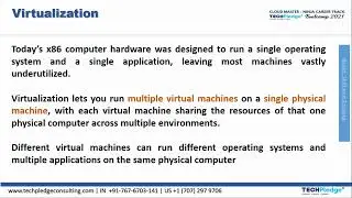 Module 1(Part IX)- Virtualization: Cloud Computing |Cloud Master Bootcamp  | TechPledge