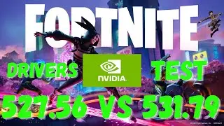 Nvidia Drivers 527.56 vs 531.79 on RTX 3050 in Fortnite - May 2023 (LOW SETTINGS) FPS TEST 1080p