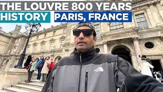 The Louvre : 800 Years of Old History | Louvre Museum Paris , France 
