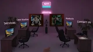 Virtual Office Concept Animation