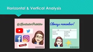 Accounting Cycle - Horizontal & Vertical Analysis - Service Entity Problem